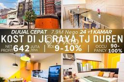 Unit Kost Dijual di Jakarta Barat Spesifikasi 24 Kamar Tidur dan Area Strategis Unit Kost Dijual di Jakarta Barat Spesifikasi 24 Kamar Tidur dan Area Strategis