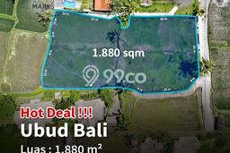 Tanah Kavling untuk Dijual di Ubud Gianyar 1880m2 Tanah Kavling untuk Dijual di Ubud Gianyar 1880m2