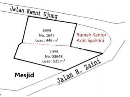 Untuk Dijual Tanah 971m2 di Radio Dalam, Jakarta Selatan Untuk Dijual Tanah 971m2 di Radio Dalam, Jakarta Selatan