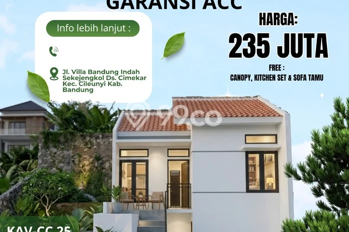 Rumah Minimalis Terbaik Dijual di Cileunyi LT 50m2 Rumah Minimalis Terbaik Dijual di Cileunyi LT 50m2