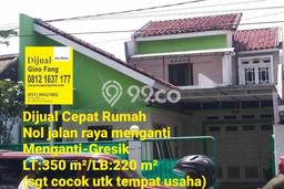 Rumah di Menganti, Gresik, Luas 350m2m² Bangunan 22m2m² Rumah di Menganti, Gresik, Luas 350m2m² Bangunan 22m2m²