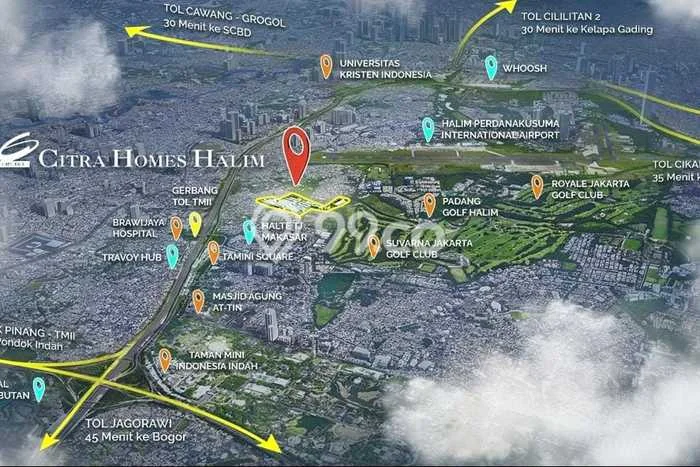 Rumah Modern 3 KT LT 72m2 di Halim Perdana Kusuma Rumah Modern 3 KT LT 72m2 di Halim Perdana Kusuma