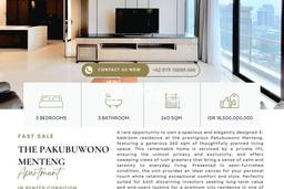 Dijual Cepat Apartemen Eksklusif 3 Kamar di Menteng, Jakarta Pusat Dijual Cepat Apartemen Eksklusif 3 Kamar di Menteng, Jakarta Pusat