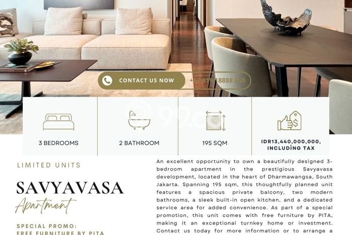 Dijual Cepat Apartemen High-Class di Kebayoran Baru, Jakarta Selatan 3 Kamar Harga Rp 13,4 Miliar Dijual Cepat Apartemen High-Class di Kebayoran Baru, Jakarta Selatan 3 Kamar Harga Rp 13,4 Miliar
