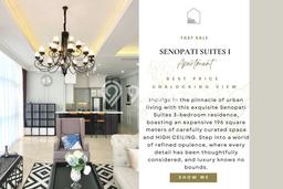 UNIT PREMIUM! Apartemen di Kebayoran Baru, 3 KT, Luas 196m², Area Premium, Pemandangan Indah UNIT PREMIUM! Apartemen di Kebayoran Baru, 3 KT, Luas 196m², Area Premium, Pemandangan Indah