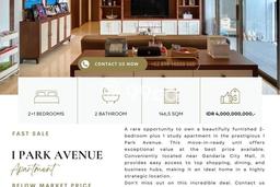 Apartemen Luxury Dijual di Jakarta Selatan Lokasi Strategis Punya 2 Kamar Tidur Apartemen Luxury Dijual di Jakarta Selatan Lokasi Strategis Punya 2 Kamar Tidur