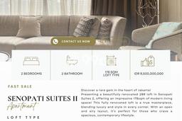 Dijual Cepat Apartemen Eksklusif 2 Kamar di Senopati, Jakarta Selatan Dijual Cepat Apartemen Eksklusif 2 Kamar di Senopati, Jakarta Selatan