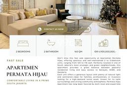 UNIT TERBAIK! Apartemen di Permata Hijau, Jakarta Selatan, 2 KT, Luas 160m², Harga Terbaik UNIT TERBAIK! Apartemen di Permata Hijau, Jakarta Selatan, 2 KT, Luas 160m², Harga Terbaik