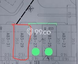Dijual Tanah 525m2 di Pakuwon Indah, Surabaya Dijual Tanah 525m2 di Pakuwon Indah, Surabaya