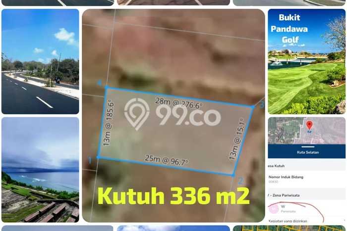 Dijual Tanah Lokasi Kutuh, Badung Seluas 336m2 Dijual Tanah Lokasi Kutuh, Badung Seluas 336m2