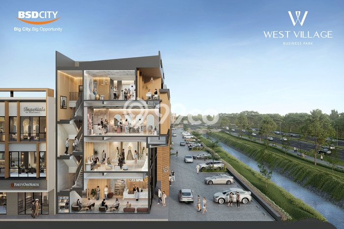 Ruko Premium Kawasan BSD City, Luas 126m², Kawasan Komersial Ruko Premium Kawasan BSD City, Luas 126m², Kawasan Komersial