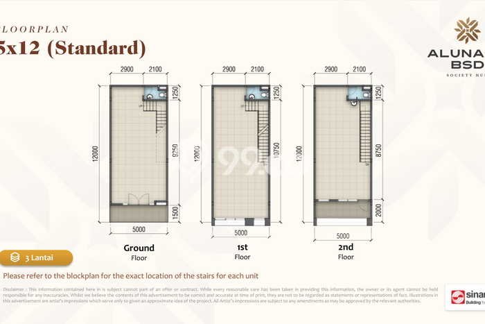 AREA KOMERSIAL! Ruko Kawasan BSD, Luas 185m2m², Jalan Utama AREA KOMERSIAL! Ruko Kawasan BSD, Luas 185m2m², Jalan Utama