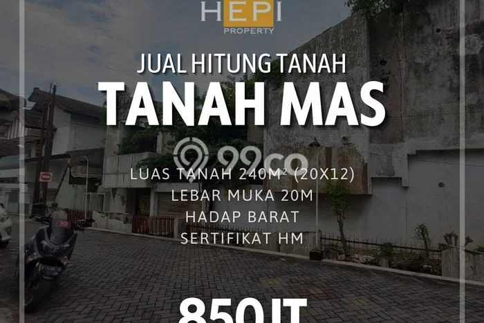 Dijual Rumah Hitung Tanah di Tanah Mas Dijual Rumah Hitung Tanah di Tanah Mas