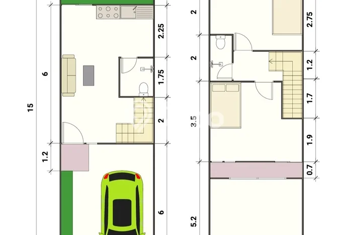 Jual Rumah Modern 2 KT di Gununganyar, Surabaya Jual Rumah Modern 2 KT di Gununganyar, Surabaya