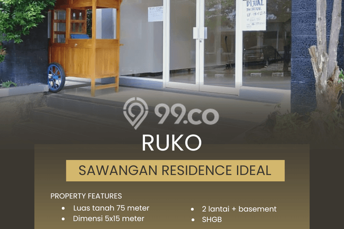 Unit Ruko Dijual di Sawangan Depok 190m2 Unit Ruko Dijual di Sawangan Depok 190m2