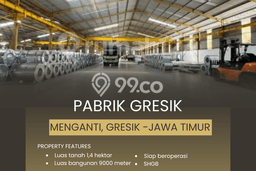 Pabrik For Sale di Kawasan Menganti, Gresik Harga Kompetitif Pabrik For Sale di Kawasan Menganti, Gresik Harga Kompetitif