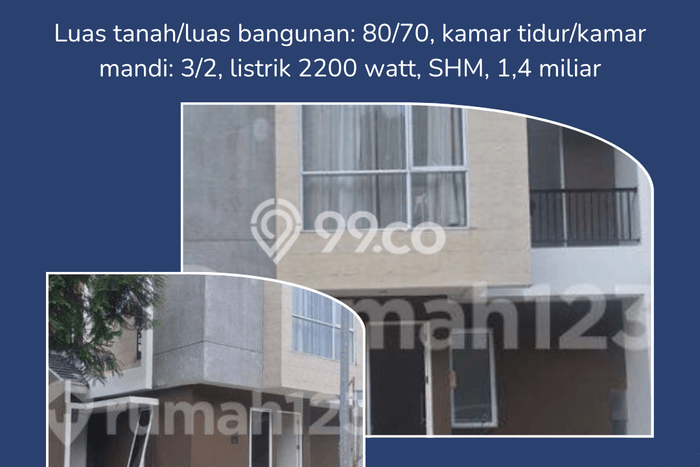 Jual Rumah Bagus Siap Huni LB 70m2 di Serpong, Tangerang Selatan Jual Rumah Bagus Siap Huni LB 70m2 di Serpong, Tangerang Selatan