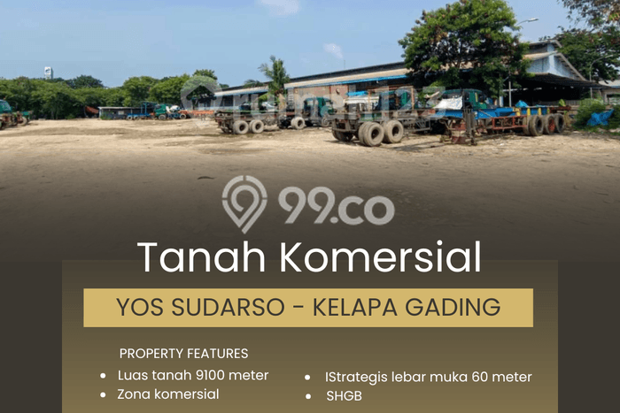 Tanah di Kelapa Gading, Jakarta Utara Luas 9114m2 Dijual Segera Tanah di Kelapa Gading, Jakarta Utara Luas 9114m2 Dijual Segera