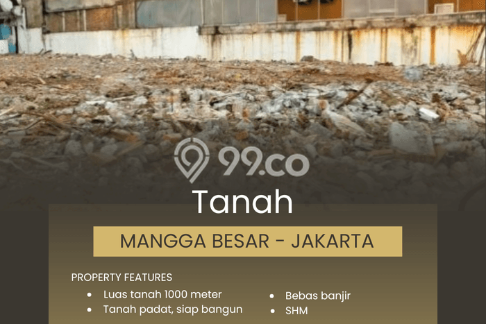 Tanah Dijual di Jakarta Barat Seluas 1064m2 Strategis Tanah Dijual di Jakarta Barat Seluas 1064m2 Strategis