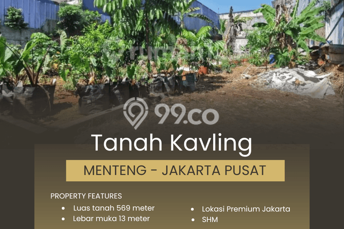 Lahan Kosong Dijual di Jakarta Pusat dengan Area 569m2 Lahan Kosong Dijual di Jakarta Pusat dengan Area 569m2