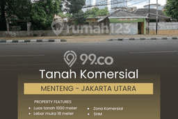 Lahan Strategis di Menteng Dijual dengan Luas 1001m2 Lahan Strategis di Menteng Dijual dengan Luas 1001m2