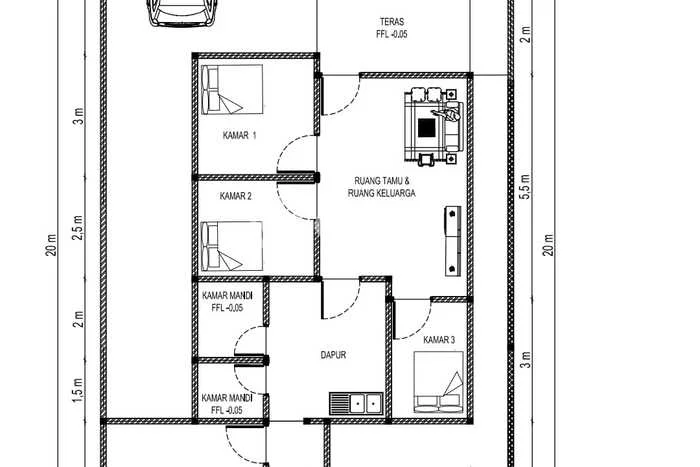Jual Rumah Modern 3 KT di Depok I, Depok Jual Rumah Modern 3 KT di Depok I, Depok