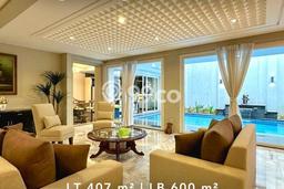 For Sale! Luxury House LT 407m2 Desain Elegan di Pondok Indah For Sale! Luxury House LT 407m2 Desain Elegan di Pondok Indah