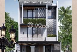 For Sale! Luxury House LT 154m2 Desain Modern di Kemang For Sale! Luxury House LT 154m2 Desain Modern di Kemang