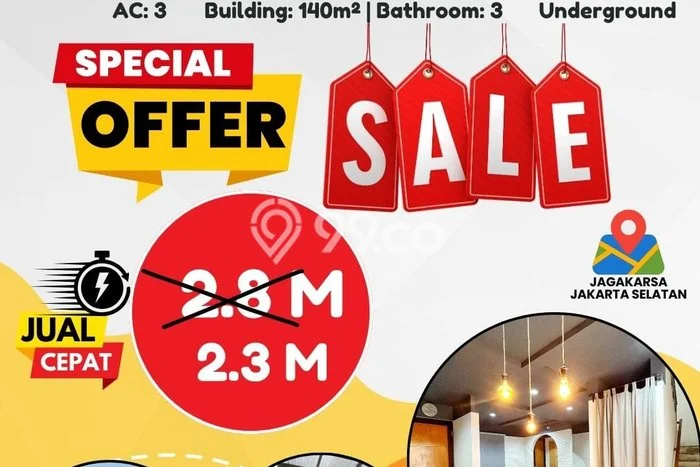 For Sale Rumah 3 Kamar Lokasi Ideal Bagus dan Strategis di Jagakarsa For Sale Rumah 3 Kamar Lokasi Ideal Bagus dan Strategis di Jagakarsa
