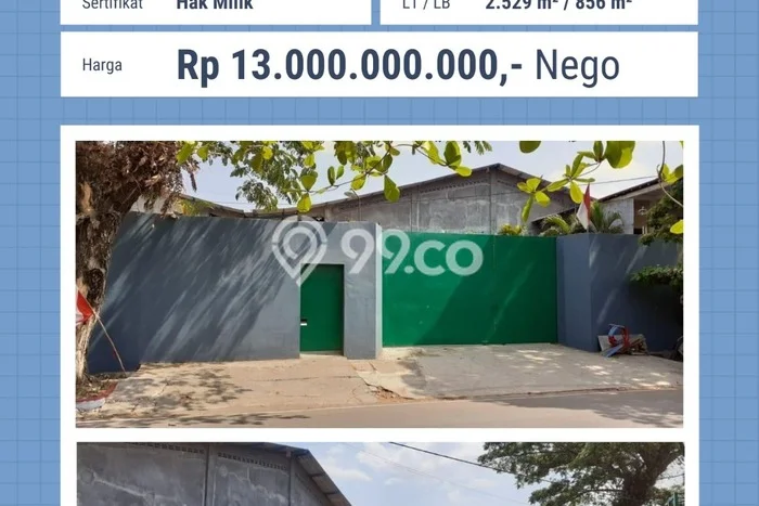 Unit Gudang Dijual di Jebres Surakarta Luas Bangunan 856m2 Unit Gudang Dijual di Jebres Surakarta Luas Bangunan 856m2