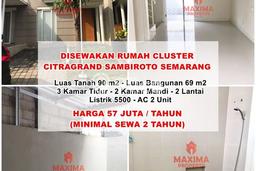 Jarang Ada! Rumah Sewa 3 Kamar Nyaman Siap Huni Sambiroto Jarang Ada! Rumah Sewa 3 Kamar Nyaman Siap Huni Sambiroto