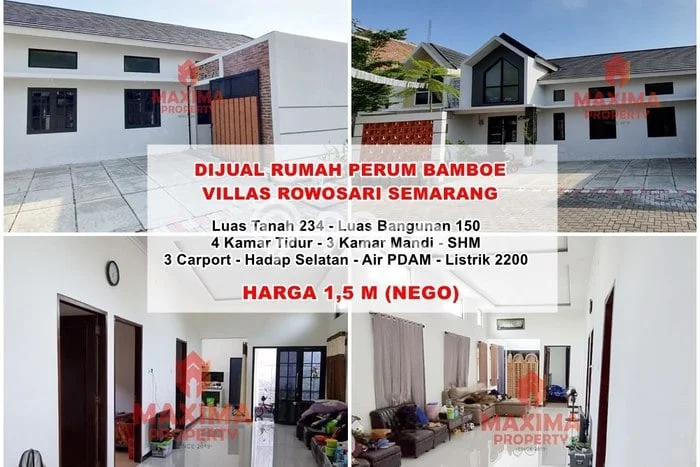 Rumah Minimalis 4 KT LT 234m2 di Meteseh Rumah Minimalis 4 KT LT 234m2 di Meteseh