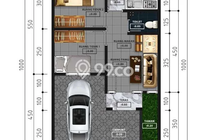 Rumah Sederhana Dijual Lokasi Sawangan 2 Kamar dengan Luas Tanah 50m2 Rumah Sederhana Dijual Lokasi Sawangan 2 Kamar dengan Luas Tanah 50m2
