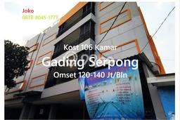 Investasi Kost Dijual di Serpong, Tangerang Selatan, Spesifikasi 106 KT, 106 KM, 2850m2 Investasi Kost Dijual di Serpong, Tangerang Selatan, Spesifikasi 106 KT, 106 KM, 2850m2