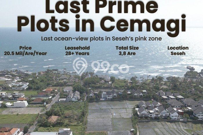 Disewakan Tanah di Cemagi, Luas 380m², Lokasi Strategis Disewakan Tanah di Cemagi, Luas 380m², Lokasi Strategis