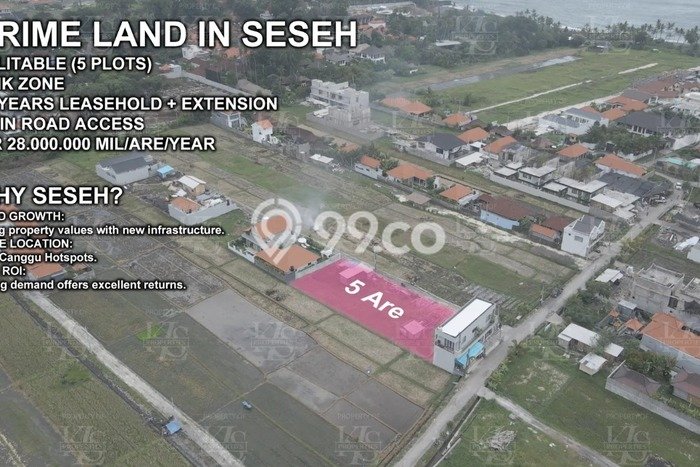 Land Rental Tanah Kawasan Seseh, Luas 500m², Lokasi Potensial Land Rental Tanah Kawasan Seseh, Luas 500m², Lokasi Potensial