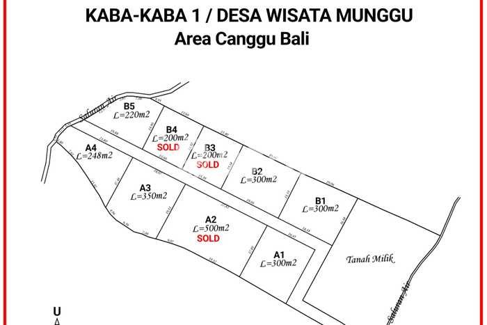 Untuk Dijual Tanah di Badung, Luas 40000m2 SHM Untuk Dijual Tanah di Badung, Luas 40000m2 SHM