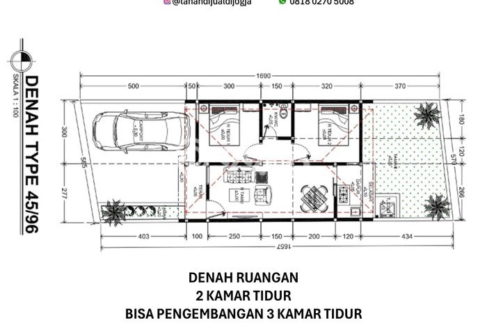 Hunian Terjangkau LT 94m2 di Plered Lingkungan Asri Hunian Terjangkau LT 94m2 di Plered Lingkungan Asri