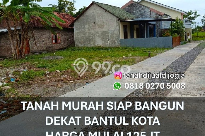Tanah Dijual di Bantul Seluas 80m2 Strategis Tanah Dijual di Bantul Seluas 80m2 Strategis