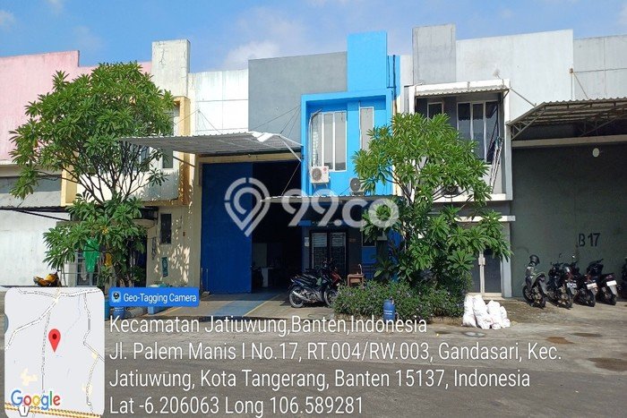 Untuk Dijual! Gudang di Gandasari Tangerang LT 315m2 / LB 315m2 Kawasan Bisnis Untuk Dijual! Gudang di Gandasari Tangerang LT 315m2 / LB 315m2 Kawasan Bisnis
