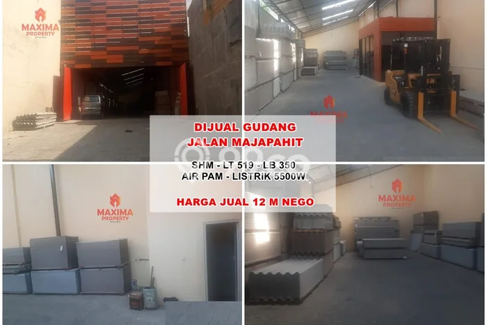 Unit Gudang Dijual di Semarang LT 519m2 & LB 350m2 Unit Gudang Dijual di Semarang LT 519m2 & LB 350m2