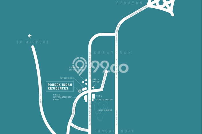 Dijual Apartemen Prestisius di Pondok Indah 3 Kamar & 3 Kamar Mandi Dijual Apartemen Prestisius di Pondok Indah 3 Kamar & 3 Kamar Mandi