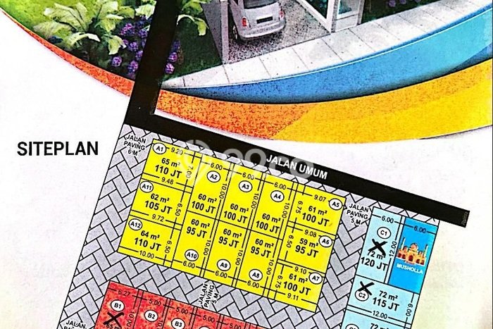 Tanah Kavling untuk Dijual di Pakisaji Malang 50m2 Tanah Kavling untuk Dijual di Pakisaji Malang 50m2