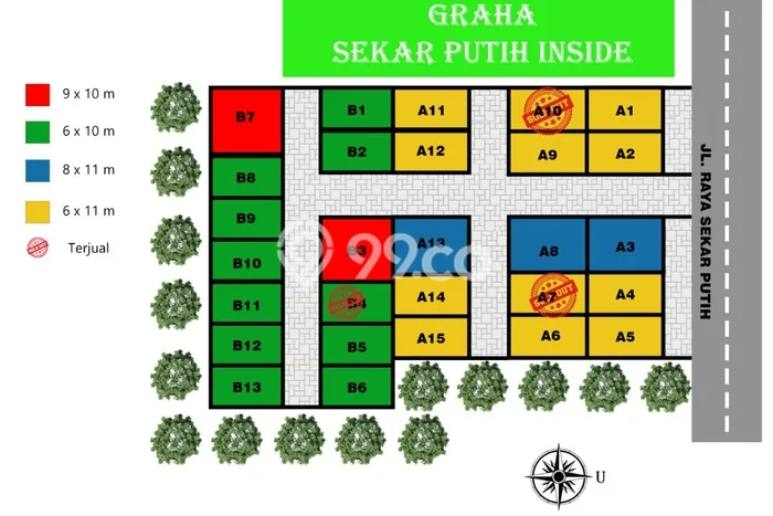 Rumah Murah LT 60m2 di Buring Akses Mudah Rumah Murah LT 60m2 di Buring Akses Mudah