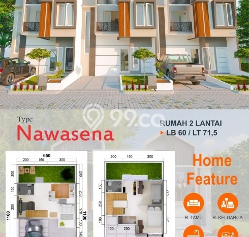 Rumah Minimalis Dijual Lokasi Sukun 2 Kamar dengan Luas Tanah 71m2 Rumah Minimalis Dijual Lokasi Sukun 2 Kamar dengan Luas Tanah 71m2