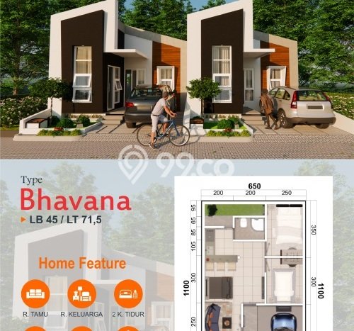 Rumah Minimalis Dijual Lokasi Sukun 2 Kamar dengan Luas Tanah 71m2 Rumah Minimalis Dijual Lokasi Sukun 2 Kamar dengan Luas Tanah 71m2