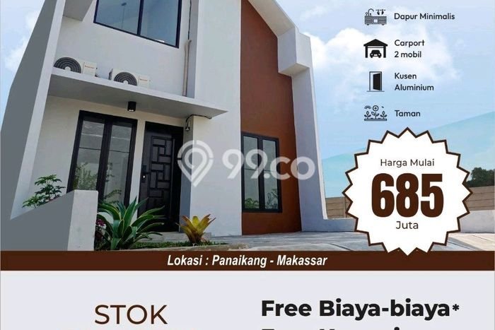 Jual Rumah Modern 2 KT di Panaikang, Makassar Jual Rumah Modern 2 KT di Panaikang, Makassar