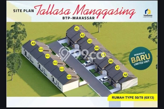Hunian Murah Dijual Area Tamalanrea, Makassar Harga Rp 477 Juta Hunian Murah Dijual Area Tamalanrea, Makassar Harga Rp 477 Juta