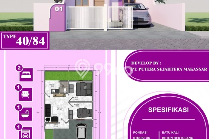 Rumah Budget Favorit Dijual Area Pallangga LT 84m2 Rumah Budget Favorit Dijual Area Pallangga LT 84m2