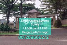 Kavling Tanah untuk Dijual di Suvarna Sutera, Tangerang, Luas 160m2 Kavling Tanah untuk Dijual di Suvarna Sutera, Tangerang, Luas 160m2